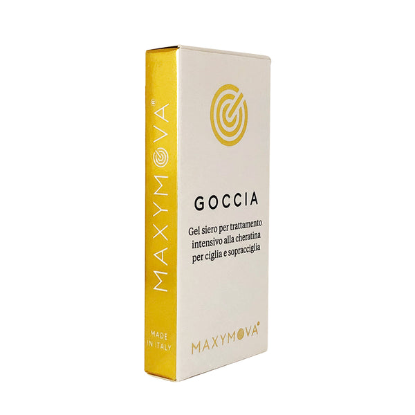 Goccia D'Oro 5 SOBRES - Serum dorado para tratamiento de pestañas y cejas - MAXYMOVA